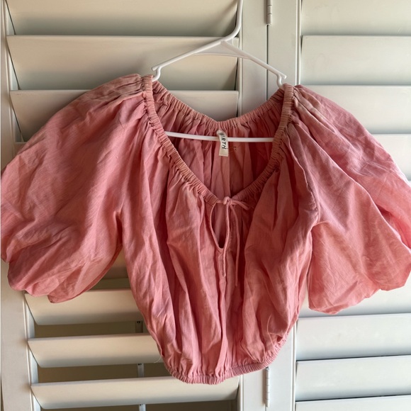 CAPRI BUBBLE TOP IN PINK - Picture 1 of 6